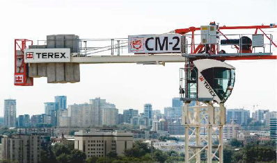 Tower crane TEREX CTT 121A-5