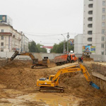 Piling and excavation works, HYUNDAI